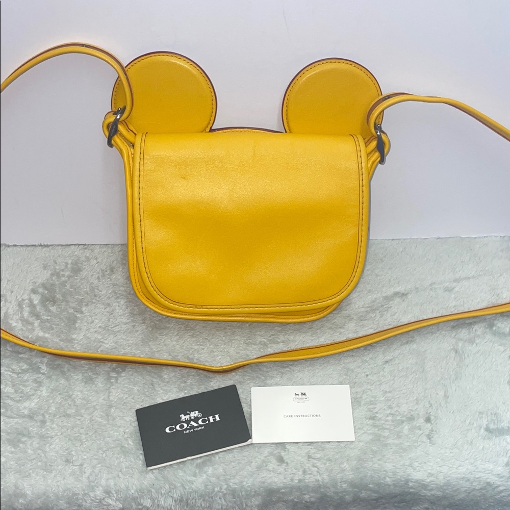 Coach ‘Patricia’ Mickey Ears Saddle Mini Crossbody